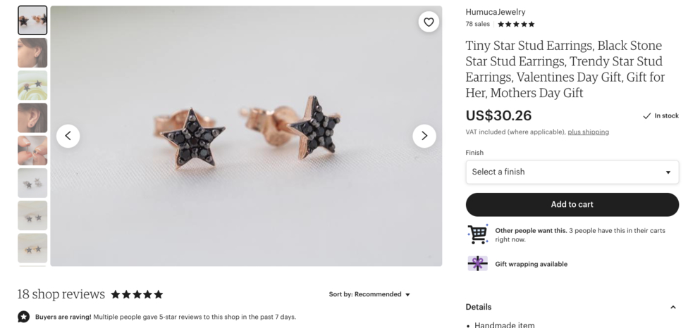 Etsy Tags for earrings that sell in 2021