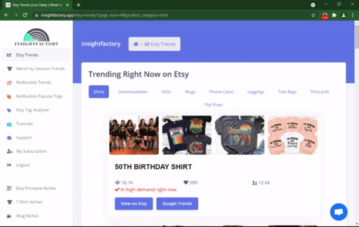 Track Etsy Trends